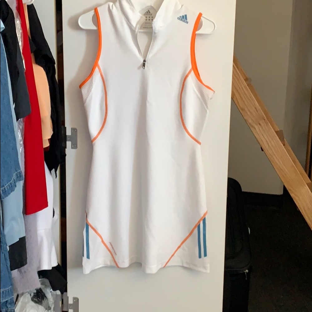 White Adidas Tennis Dress